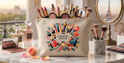 Premium Canvas Accessories Organizer Pouch