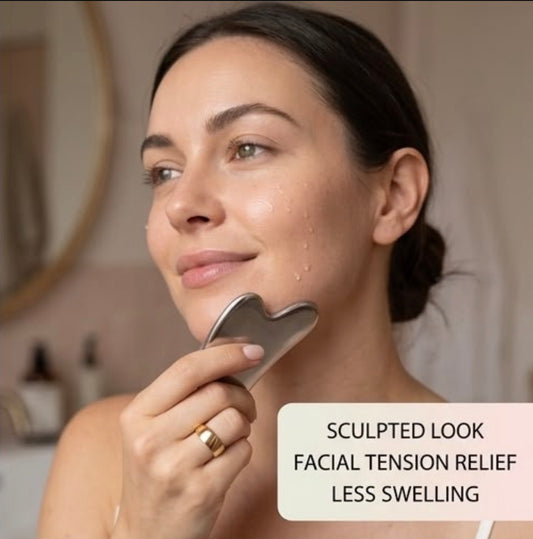 Premium Stainless Steel Gua Sha Facial Massager