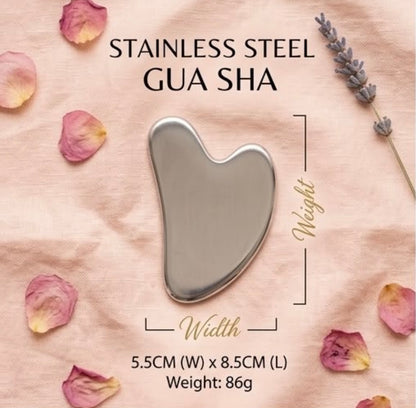 Premium Stainless Steel Gua Sha Facial Massager