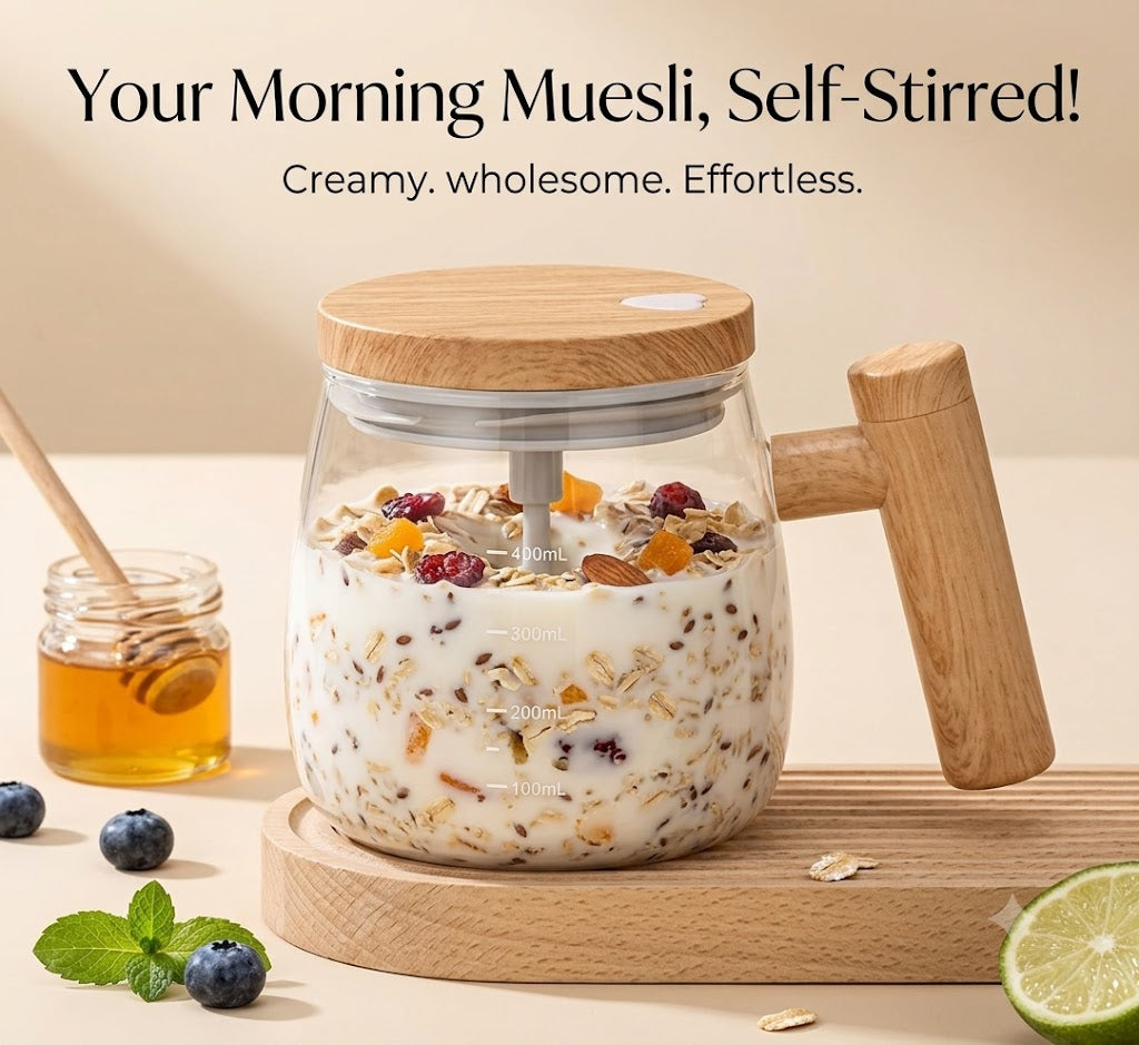 Self-Stirring Rechargeable Coffee Mug