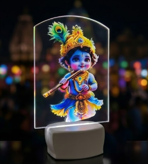 Divine Glow| Premium Bal Krishna Night Light