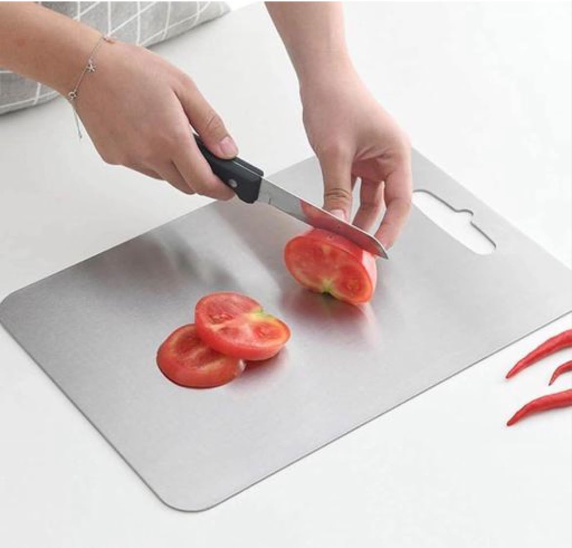 Stainless Steel Cutting Metal Board for Kitchen