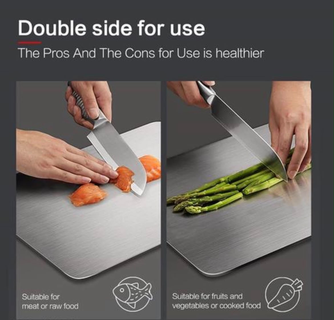 Stainless Steel Cutting Metal Board for Kitchen